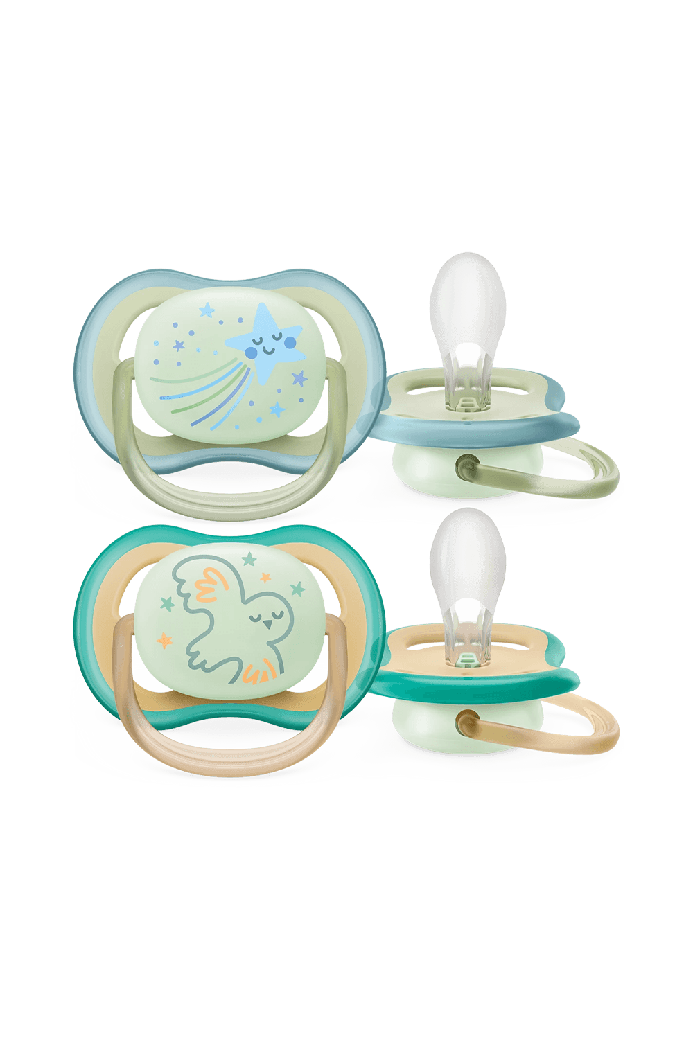 Philips Avent SCF376/18 Ultra Air Night 0-6 Ay 2'li Erkek Emzik