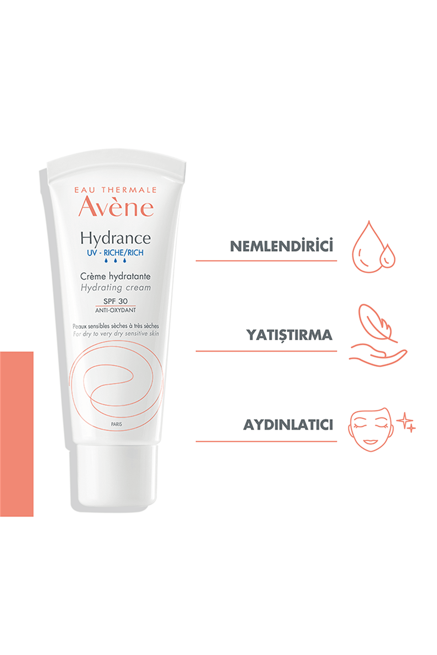 Avene Hydrance UV-Rich Nemlendirici Krem SPF 30 40 ml