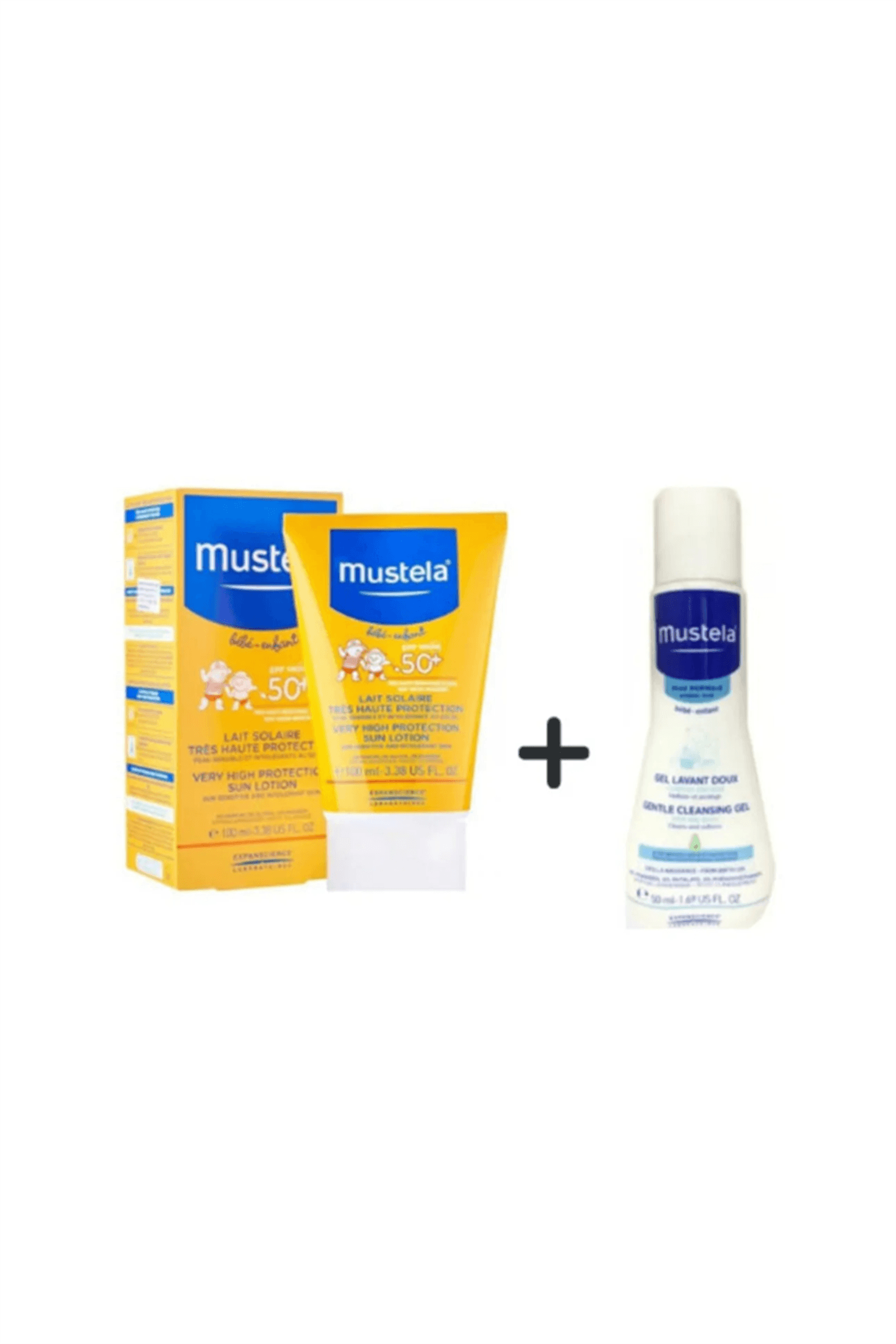 Mustela Güneş Losyonu SPF 50+ 100 ml +Hydra Bebe 50 ml