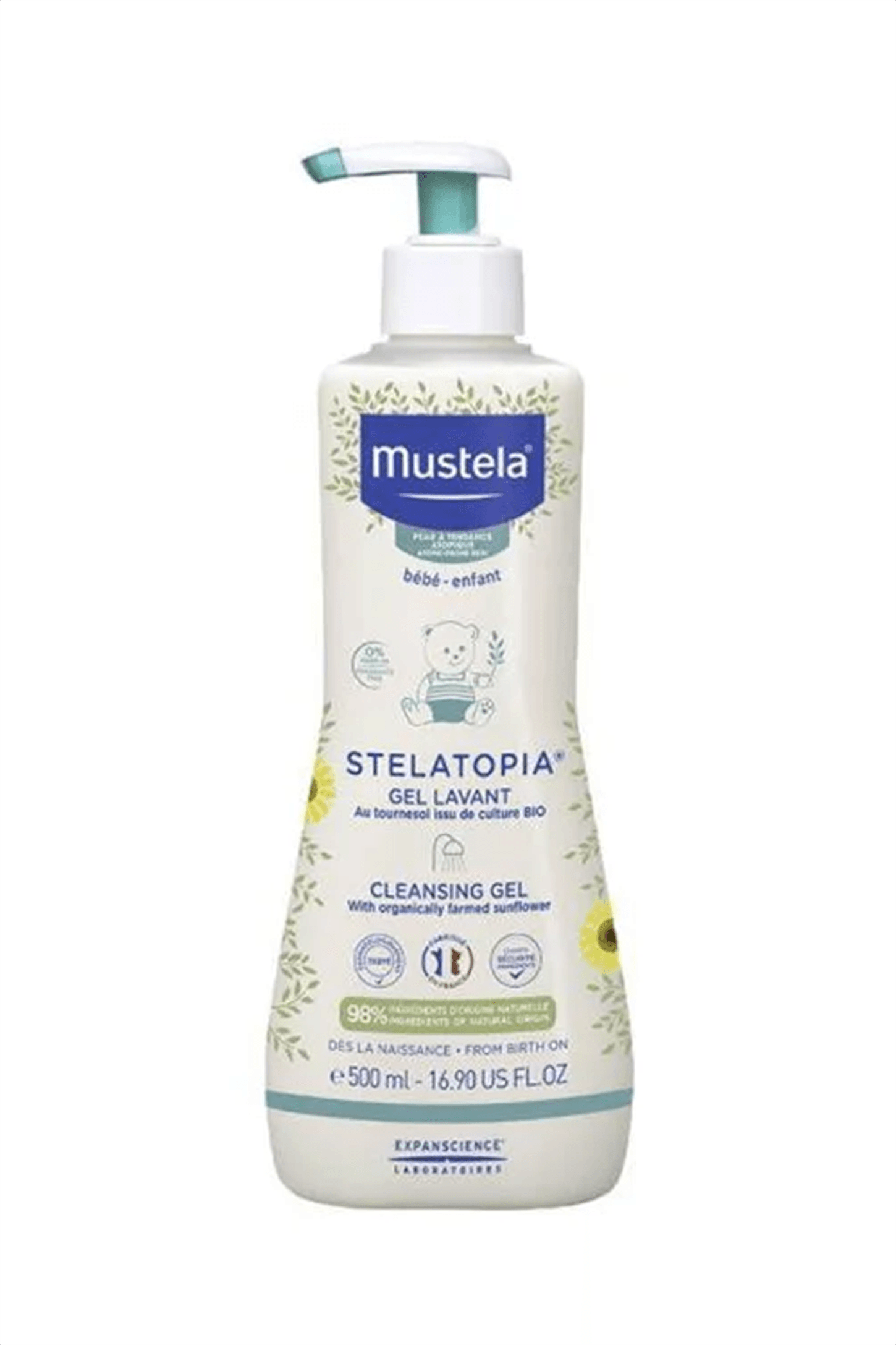 Mustela Stelatopia Cleansing Gel 500 ml