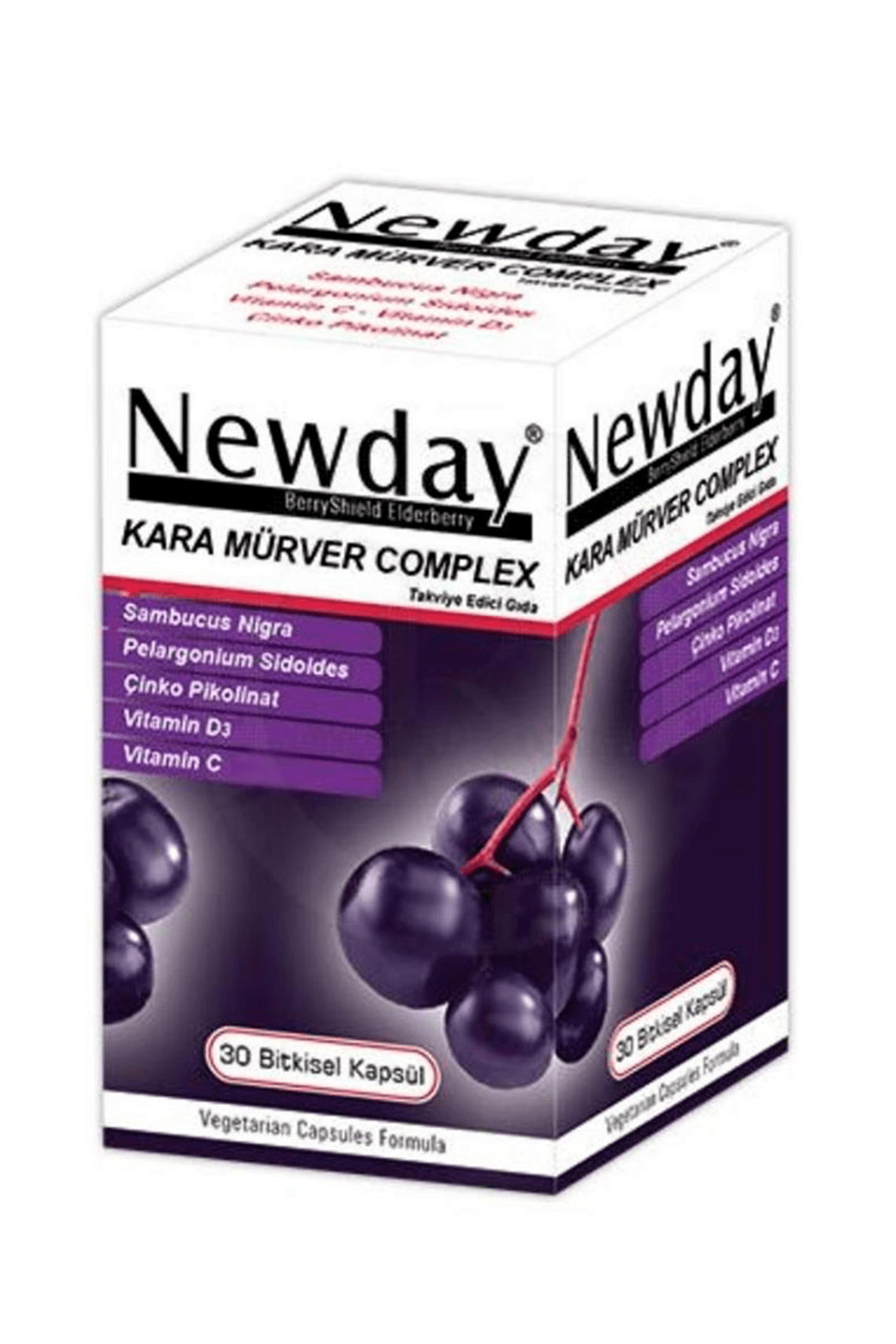 Newday Kara Mürver Complex 30 Kapsül