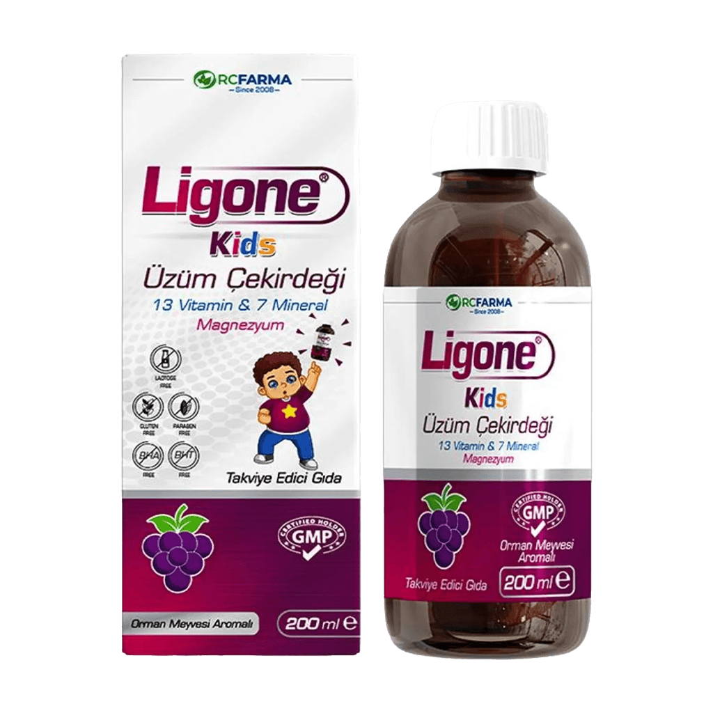Ligone Kids Üzüm Çekirdeği Şurup 200 ml