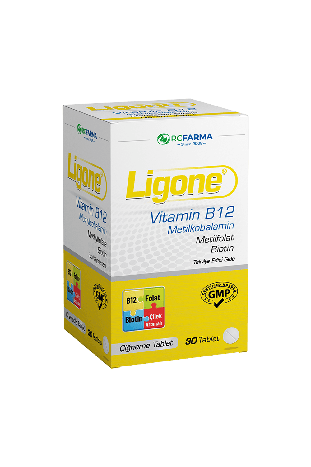 Ligone Vitamin B12 30 Çiğneme Tablet