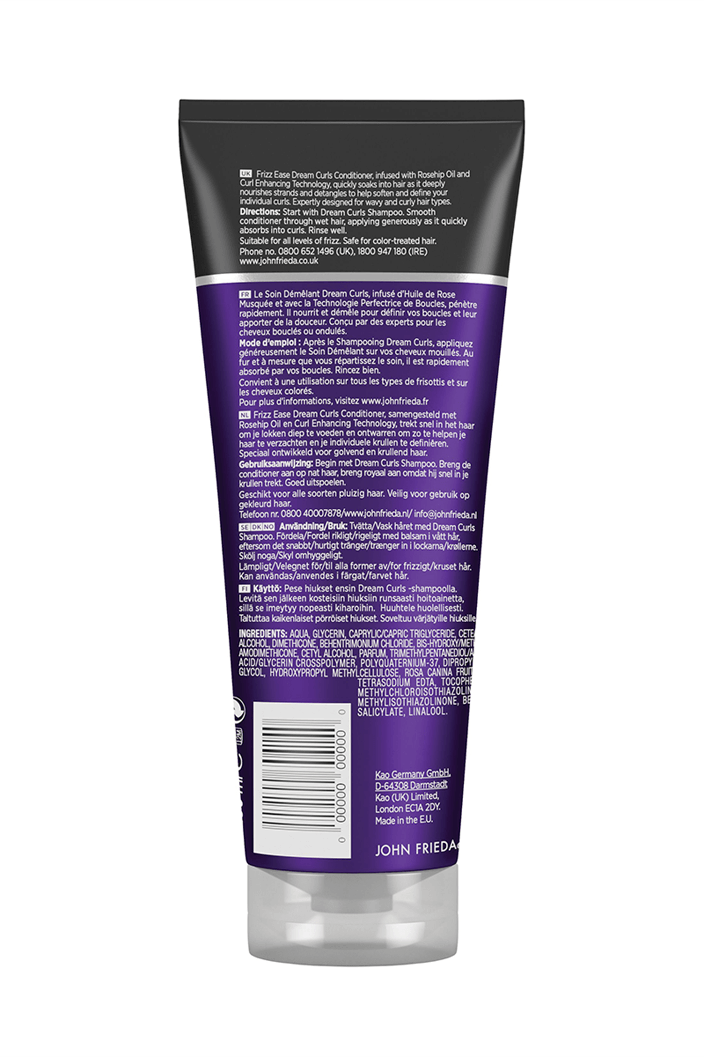 John Frieda Frizz-Ease Kusursuz Bukleler Saç Kremi 250 ml