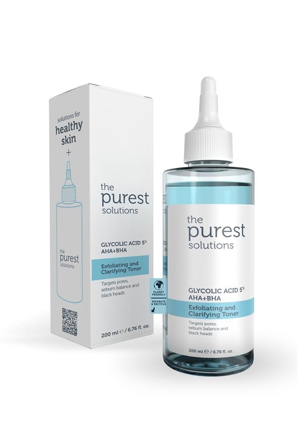 The Purest Solutions Exfoliating and Clarifying Toner Glycolic Acid %5 AHA+BHA