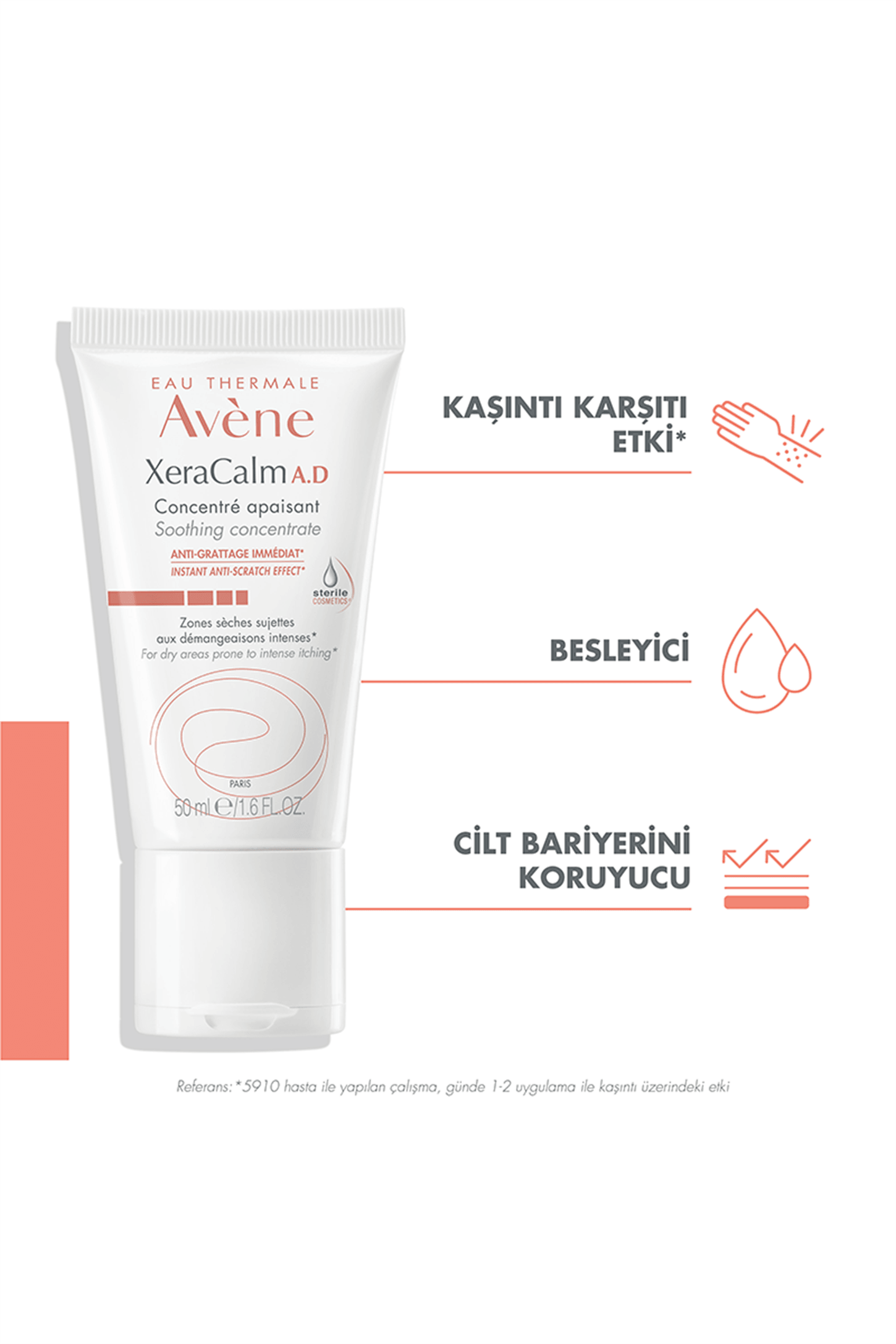 Avene XeraCalm A.D Soothing Concentrate 50 ml