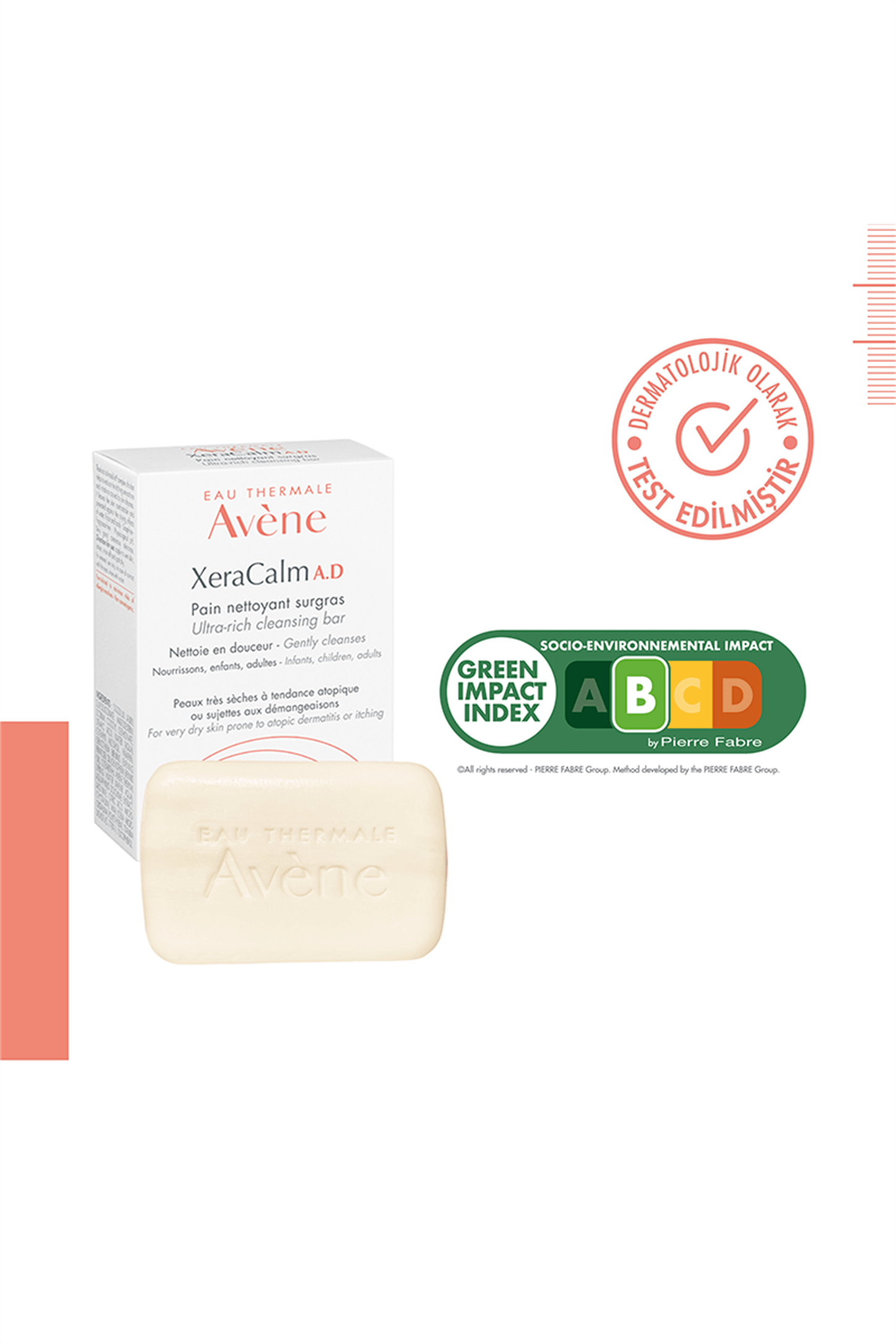 Avene XeraCalm A.D Ultra-Rich Cleansing Bar 100 gr