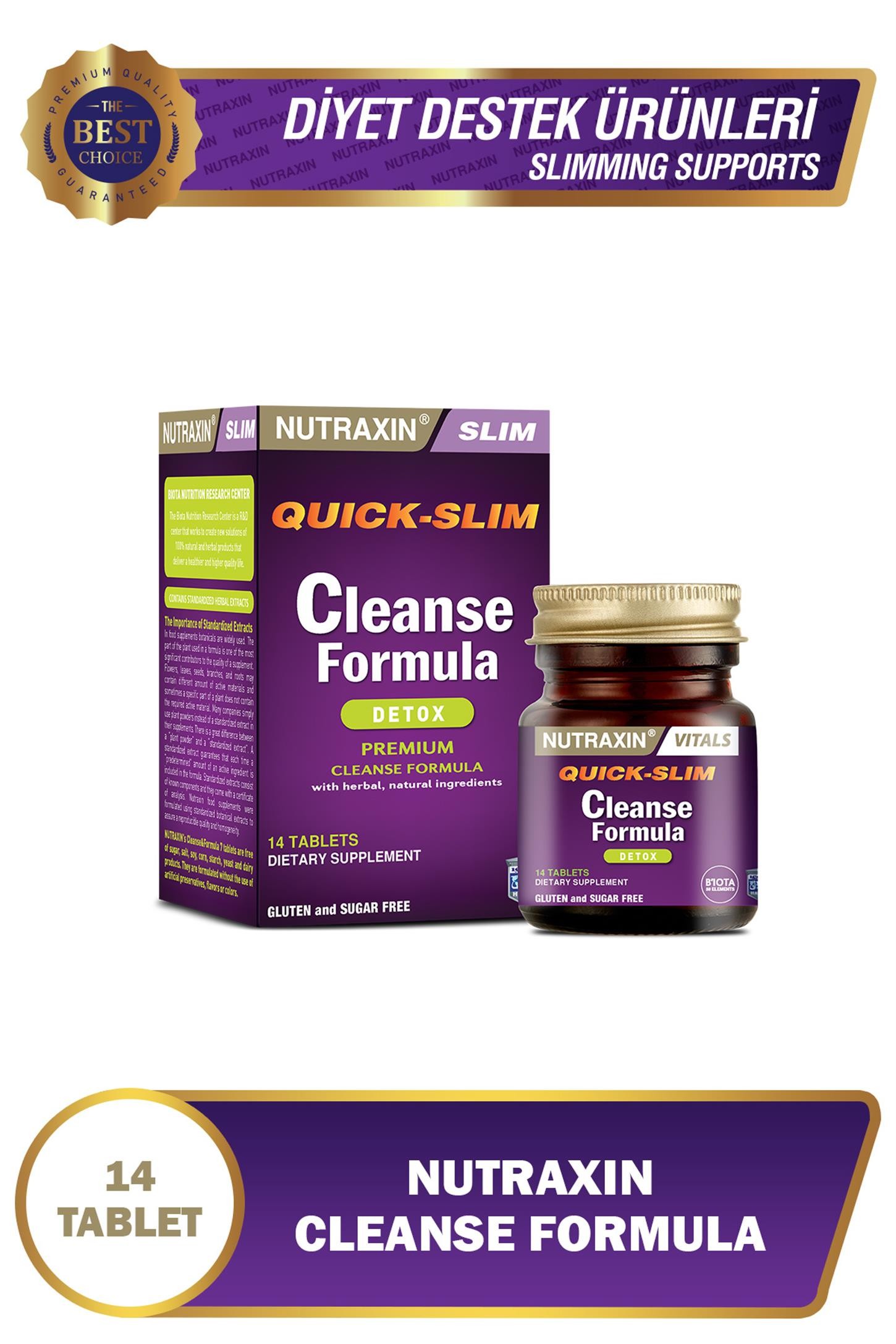 Nutraxin QS Cleanse Formula 14 Tablet