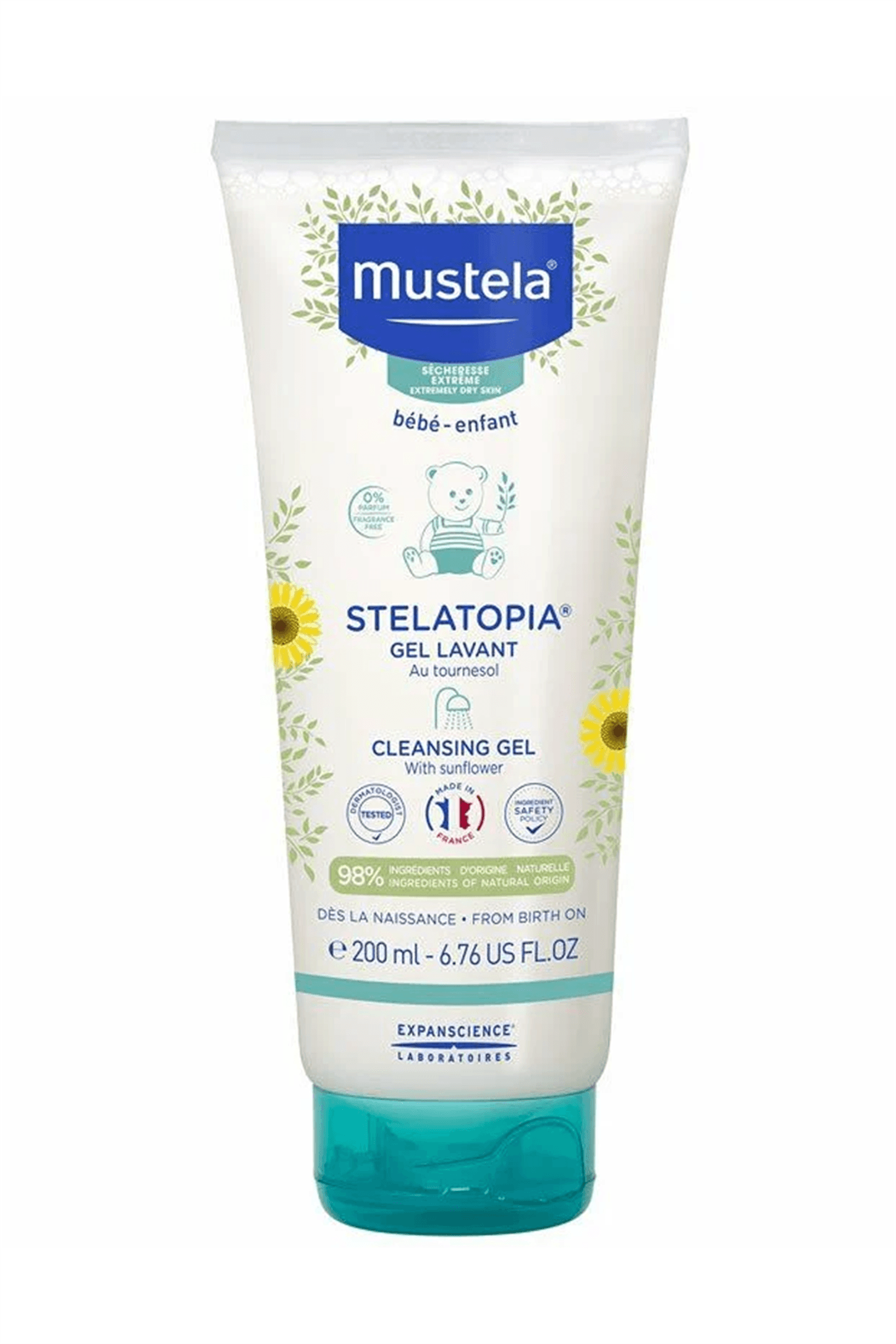 Mustela Stelatopia Cleansing Gel 200 ml