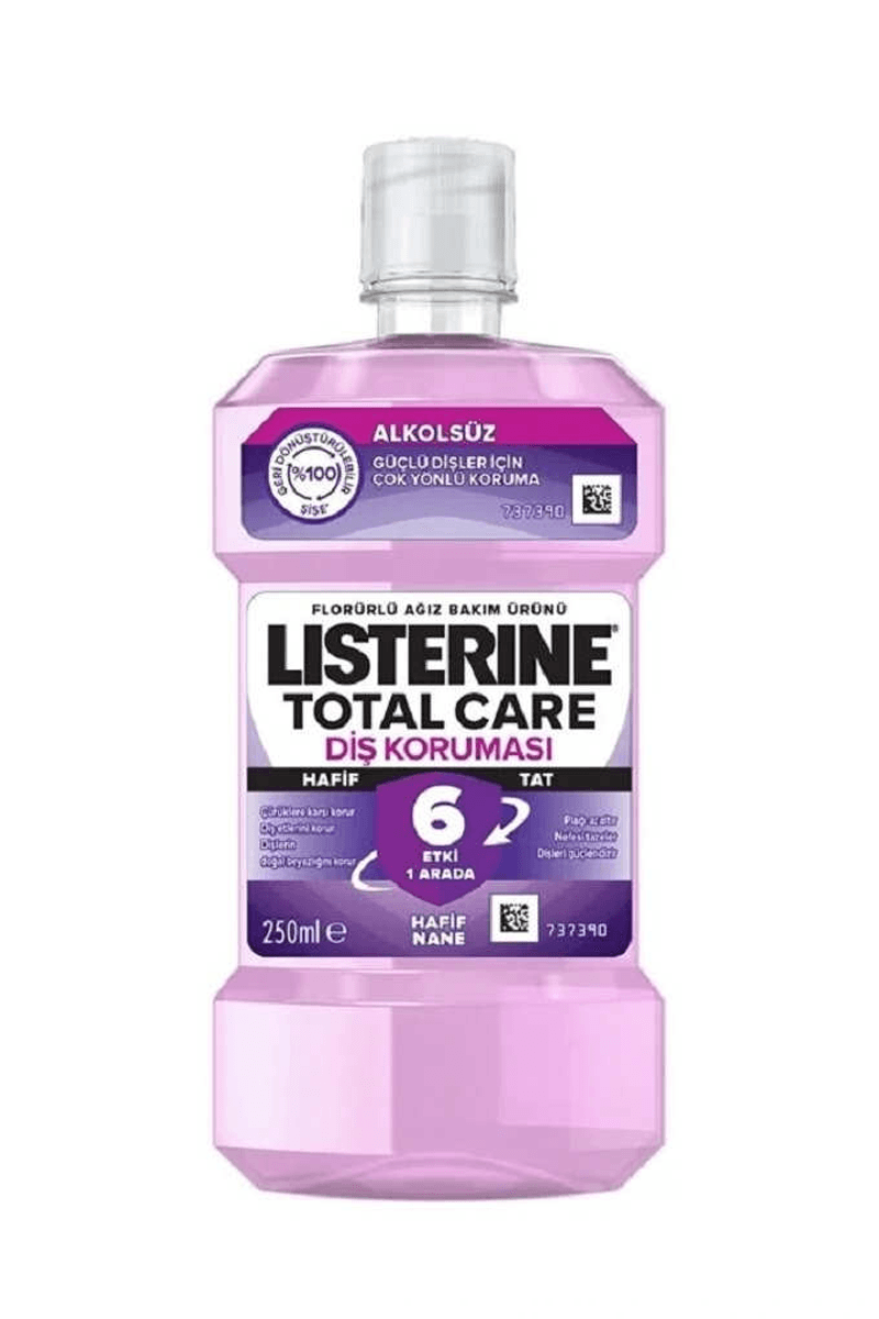 Listerine Total Care 6 Etki 1 Arada Ferah Nane Agiz Bakim Ürünü 250 ml