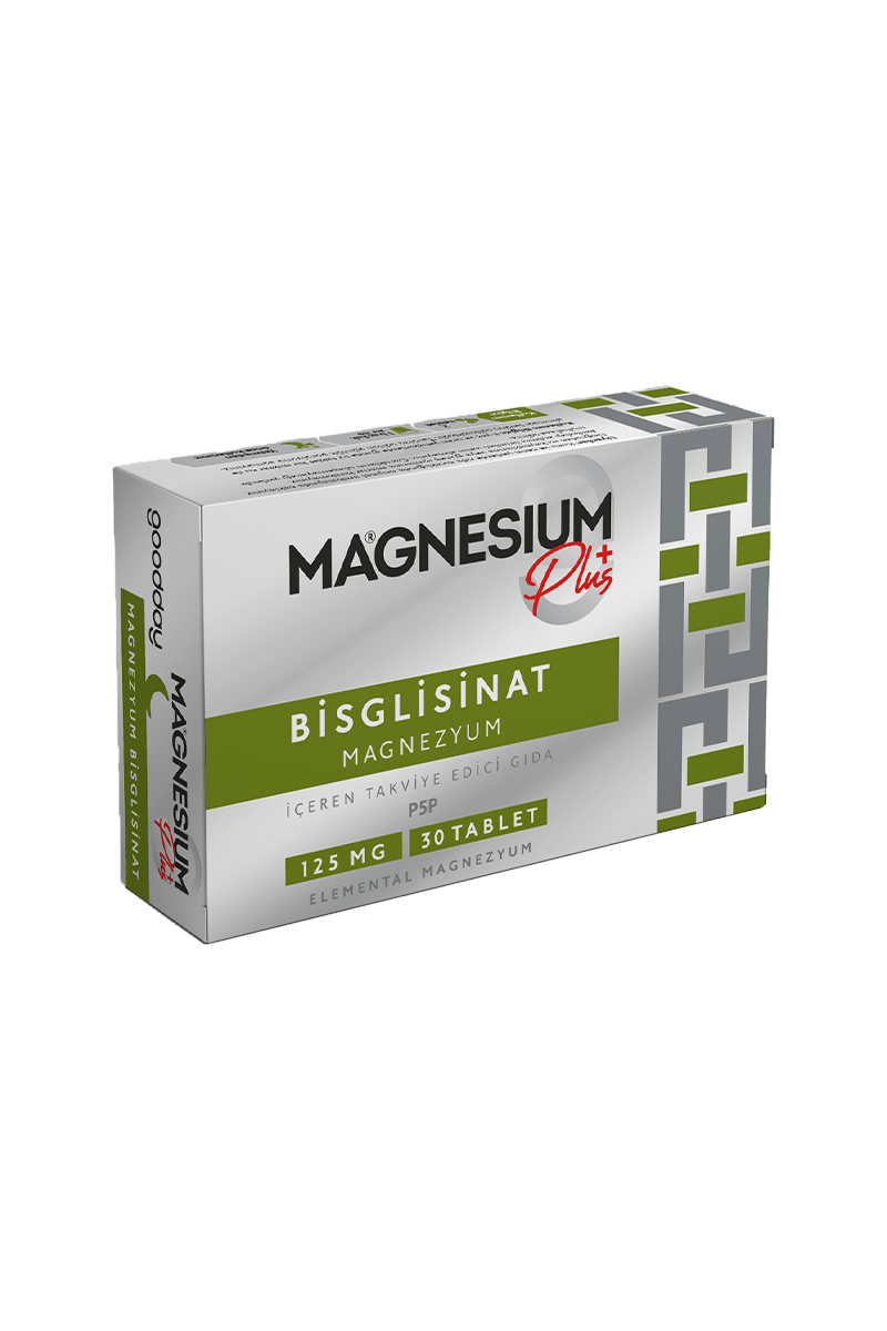 Goodday Magnesium Plus Magnezyum Bisglisinat & P5P 30 Tablet