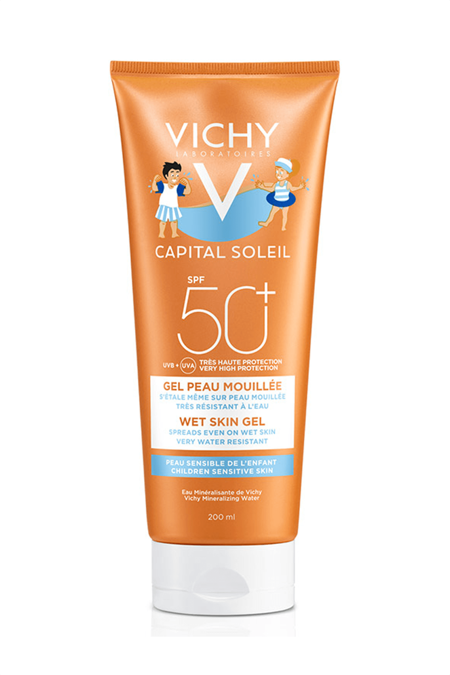 Vichy Capital Soleil SPF 50 Yüz ve Vücut Sütü 200 ml - Çocuk