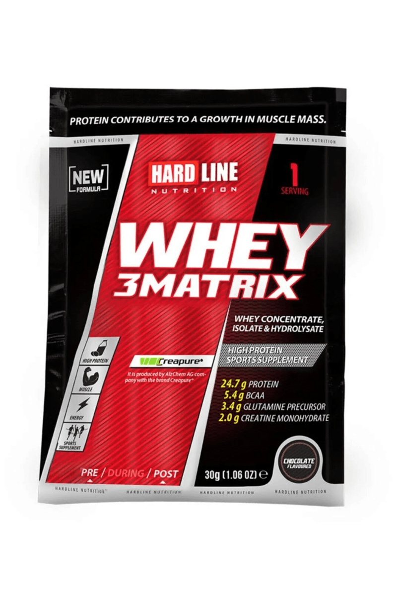 Hardline Whey 3MATRIX Çikolatalı Saşe 30 gr 1 Adet