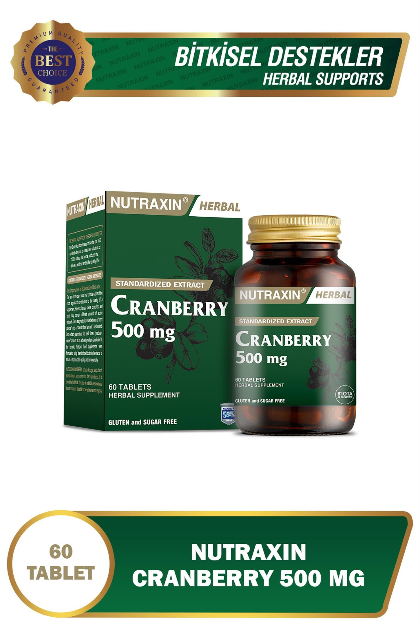 Nutraxin Cranberry 60 Tablet