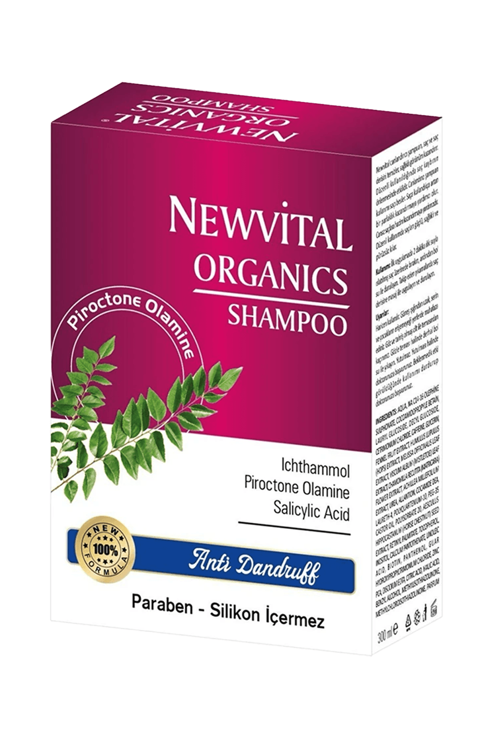 Newvital Organics Anti Dandruff Şampuan 300ml