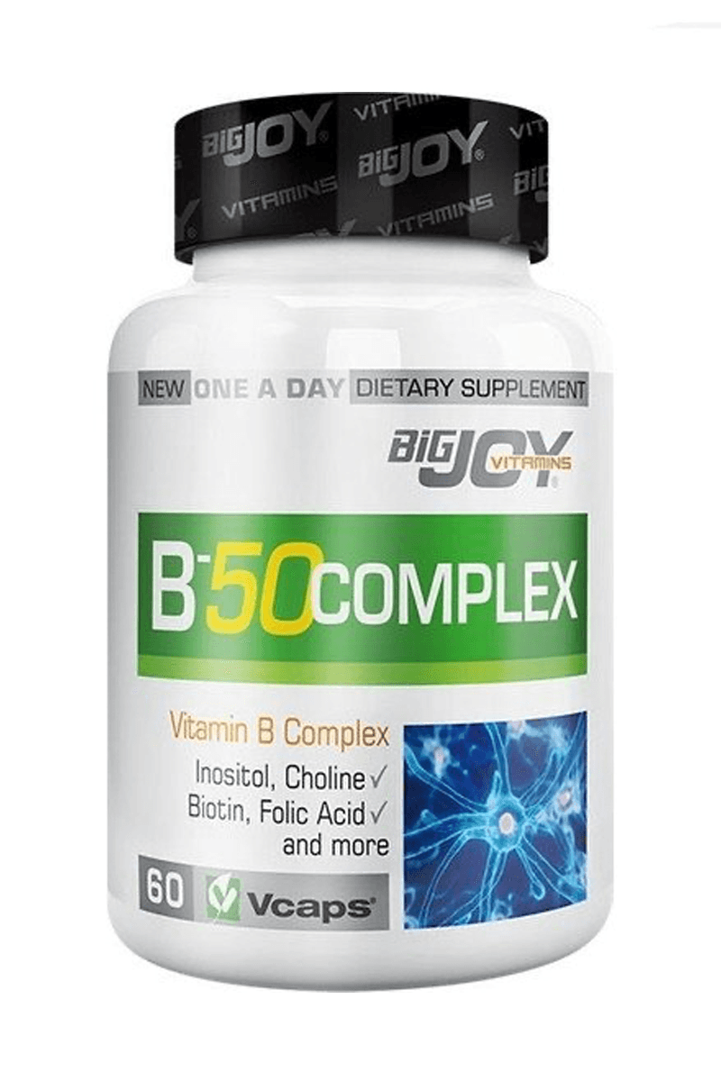 BigJoy Vitamins B-50 Complex 60 Bitkisel Kapsül