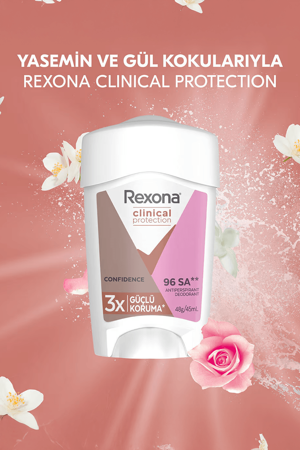 Rexona Clinical Protection Kadın Stick Deodorant 45 ml