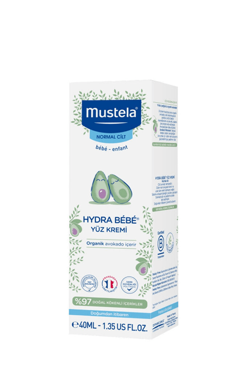 Mustela Hydra Bebe Günlük Kullanıma Uygun Yüz Kremi 40 ml