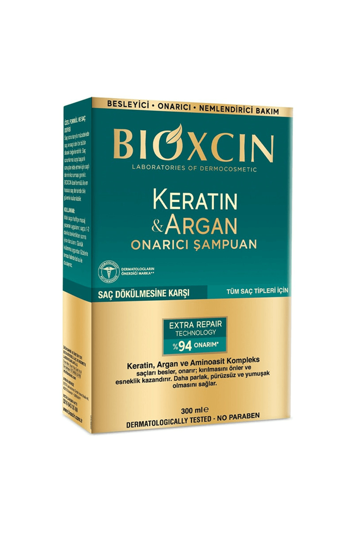 Bioxcin Keratin Argan Onarıcı Şampuan 300 ml