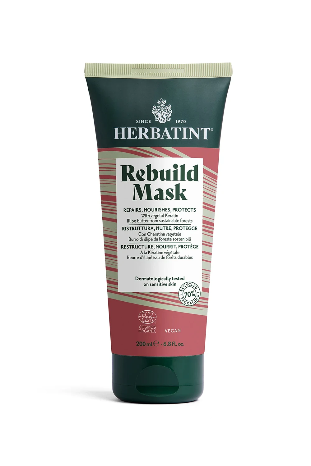 Herbatint Organik İçerikli Onarıcı ve Yeniden Yapılandırıcı Bakım Maskesi 200 ml