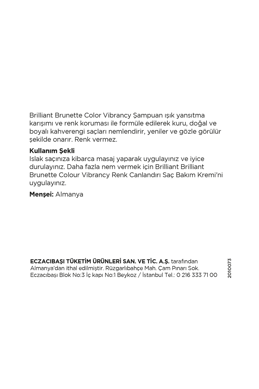 John Frieda Brilliant Brunette Renk Canlandırıcı Şampuan 250 ml