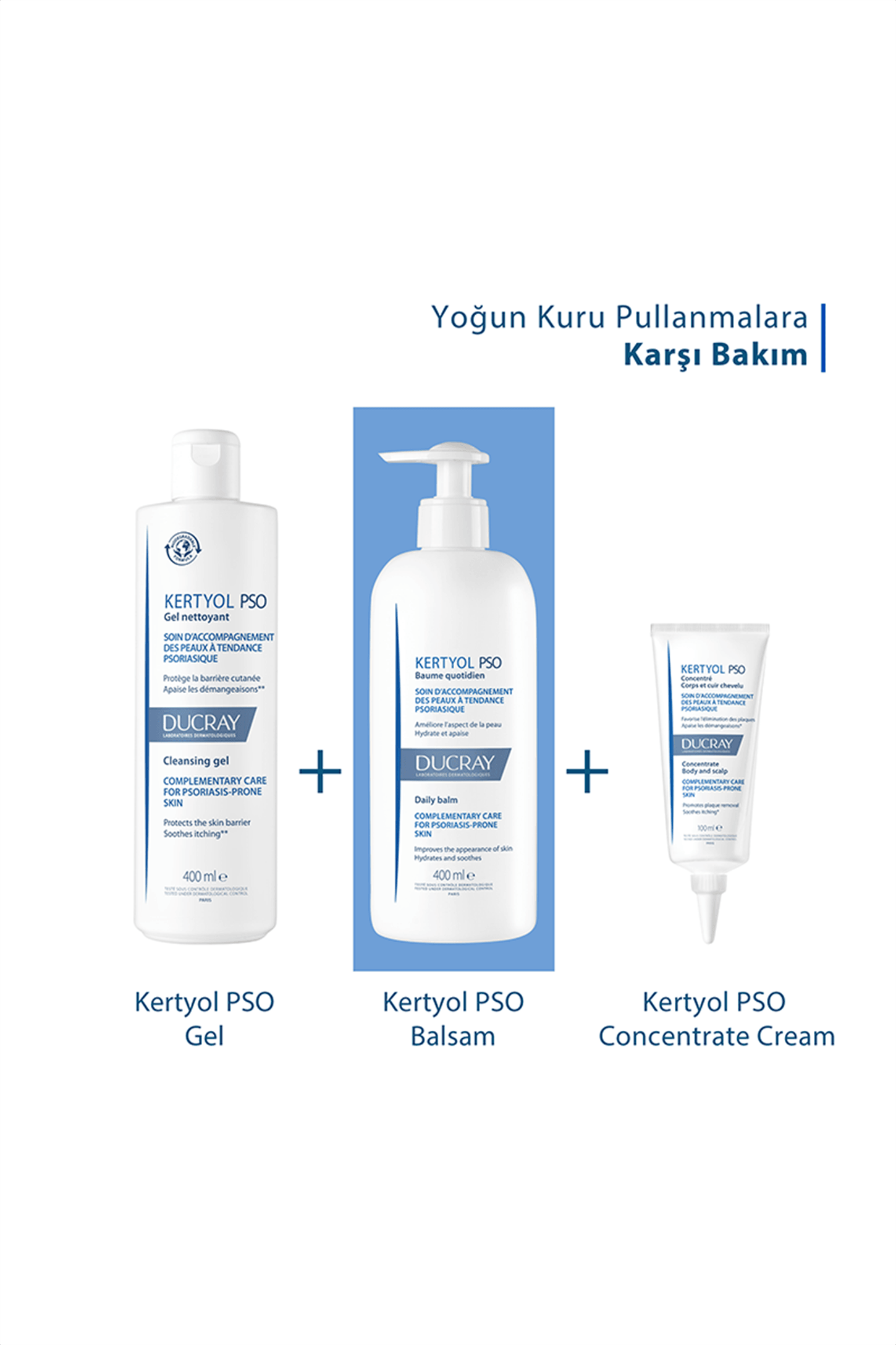 Ducray Kertyol P.S.O Günlük Nemlendirici Balm 400 ml