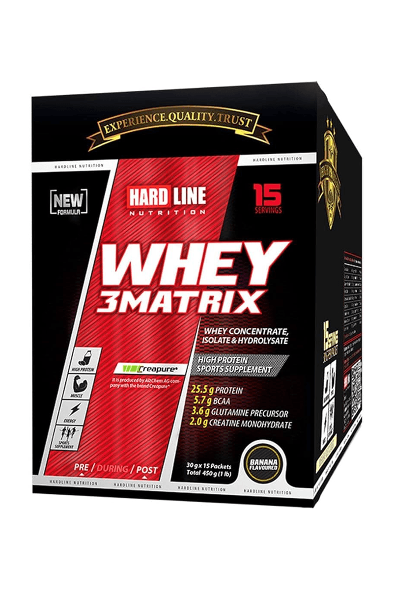 Hardline Whey 3MATRIX Muzlu Saşe 30 gr*15 Adet=450 gr