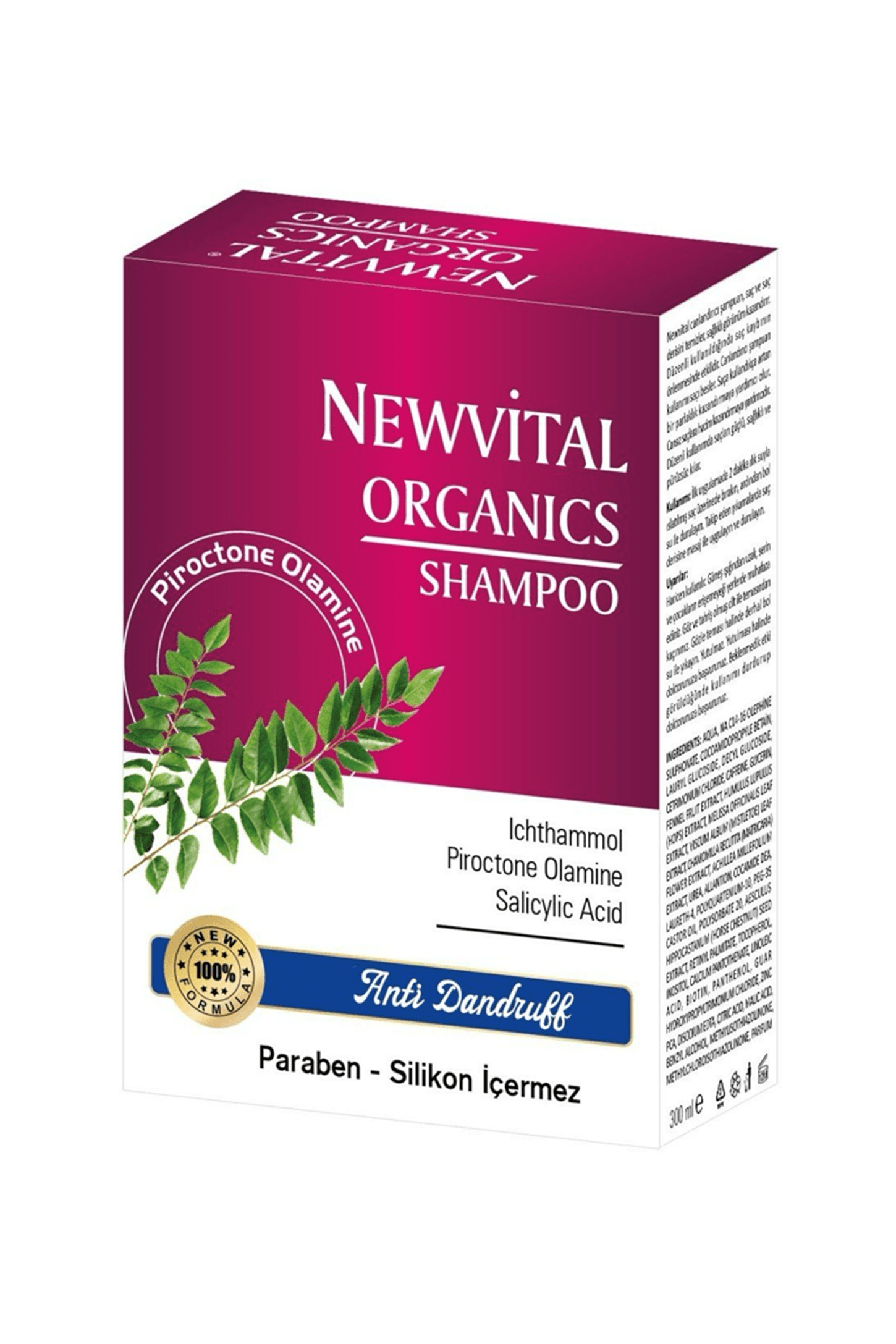 Newvital Organics Anti Dandruff Şampuan 300ml