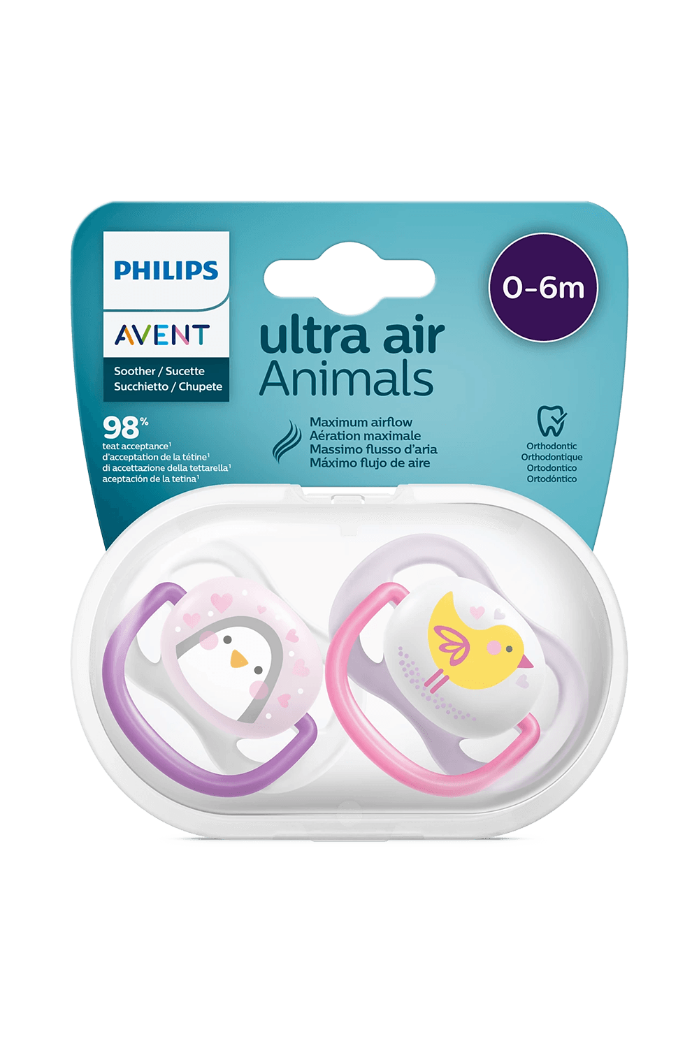 Philips Avent SCF 080/06 Ultra Air Emzik 0-6 Ay Kız