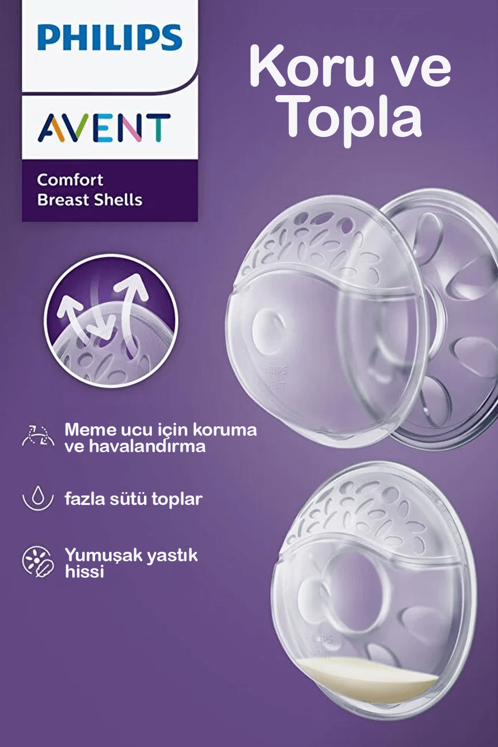 Philips Avent SCF 157/02 Göğüs Kalkanı 2'li