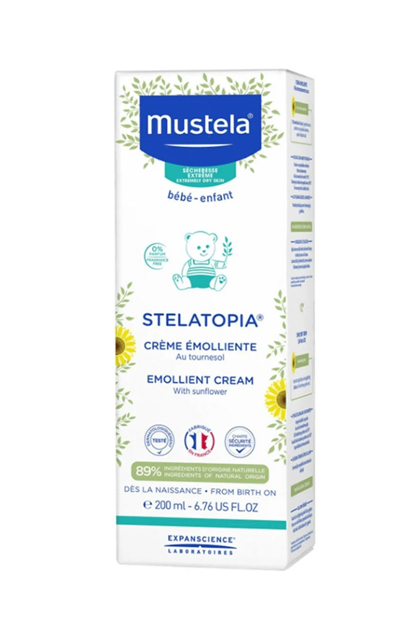 Mustela Stelatopia Emollient Cream 200 ml