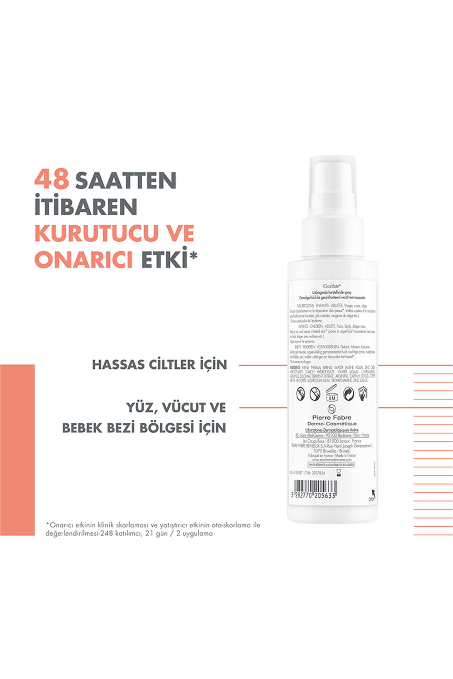 Avene Cicalfate+ Hassas Ciltler için Kurutucu Sprey 100 ml