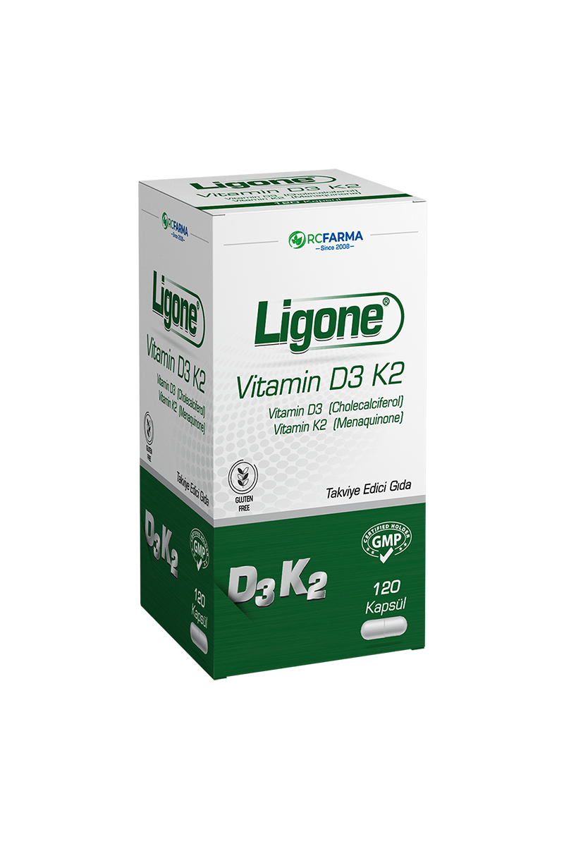 Ligone Vitamin D3 K2 120 Kapsül