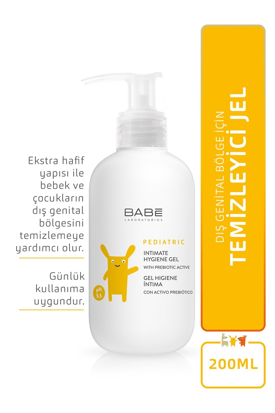 BABE Pediatrik İntim Hijyen Jel pH 5.5 - 200ml