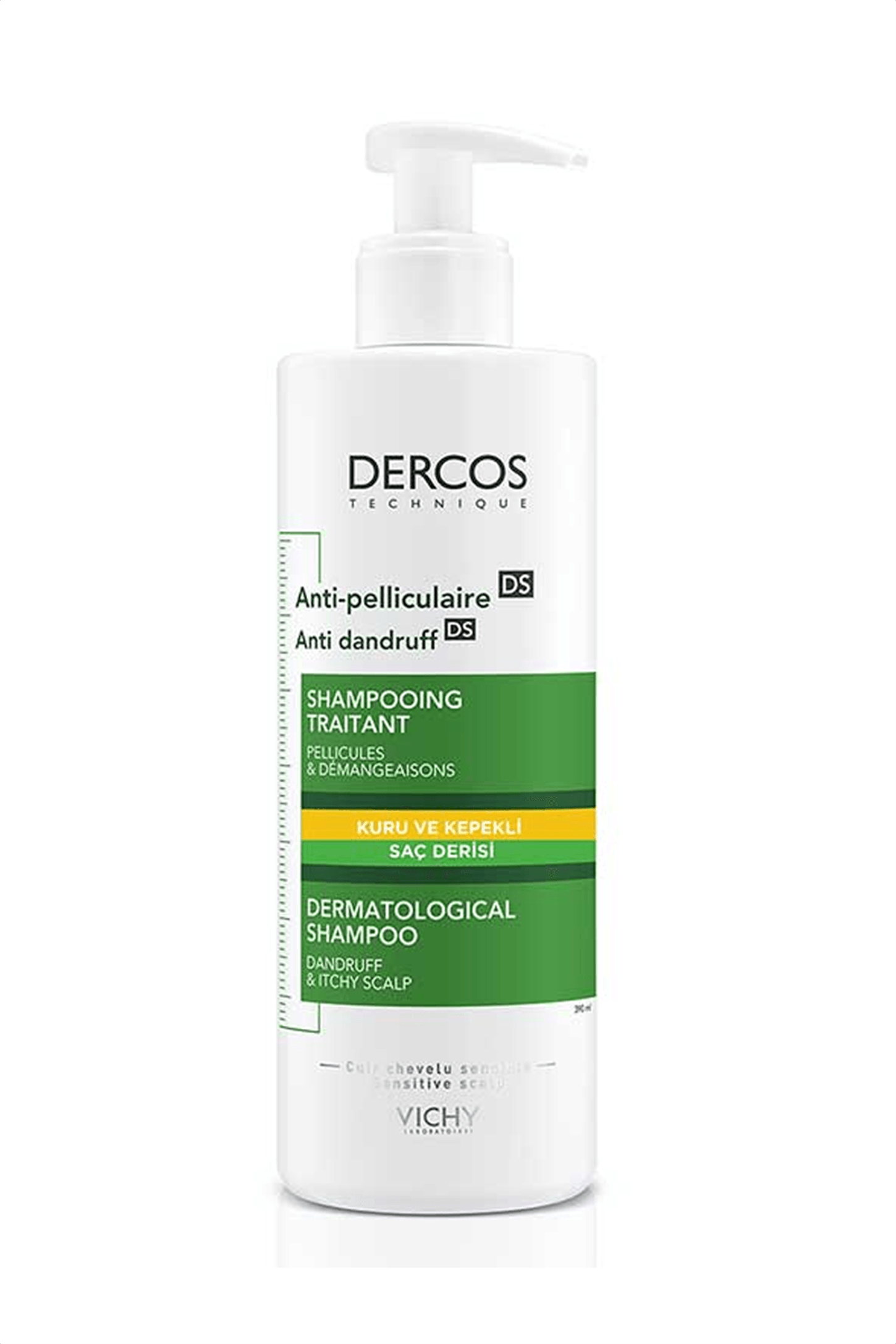 Vichy Dercos Anti Dandruff Kepek Karsiti Sampuan 390 ml - Kuru Saçlar