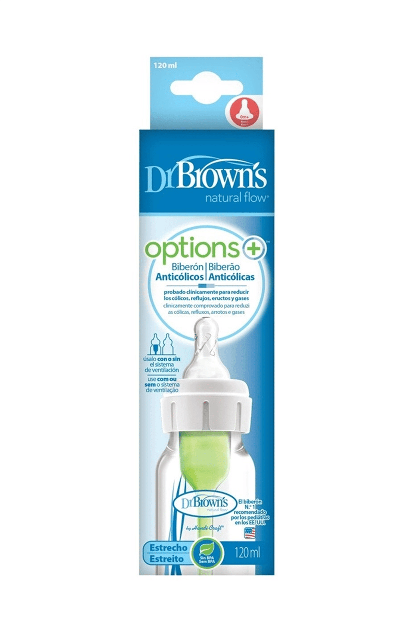 Dr. Brown's Dar Ağız Antikolik PP Biberon 4 oz/120 ml