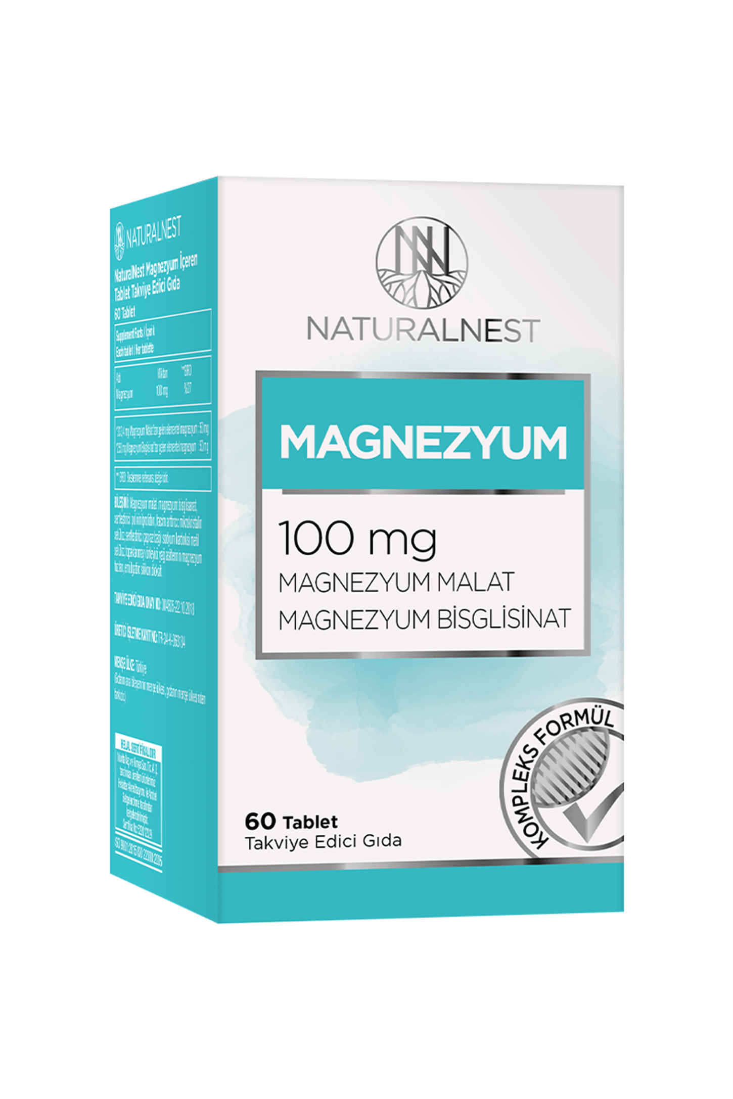 NaturalNest Magnezyum 60 Tablet