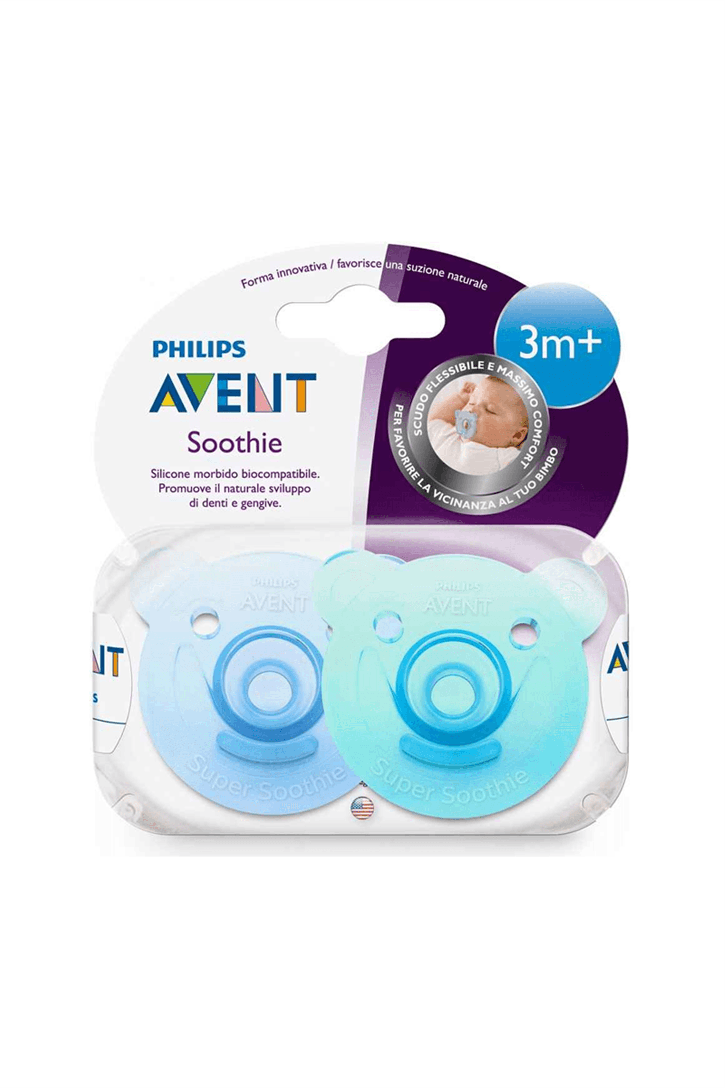 Philips Avent SCF 194/04 Soothie Emzik Erkek 2'li 3 Ay+