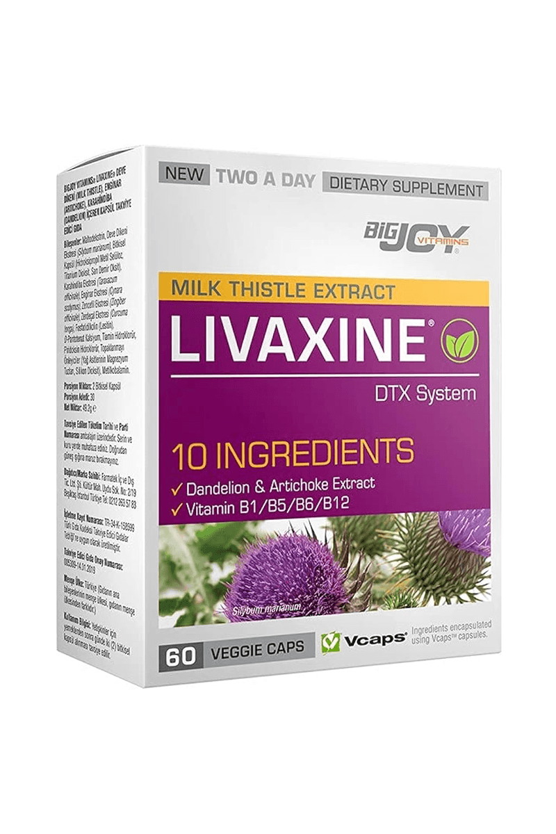 BigJoy Vitamins Livaxine 60 Bitkisel Kapsül