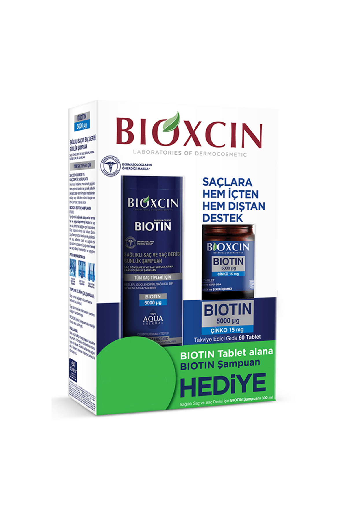 Bioxcin Biotin Tablet ALANA Biotin Şampuan 300 ml HEDİYE