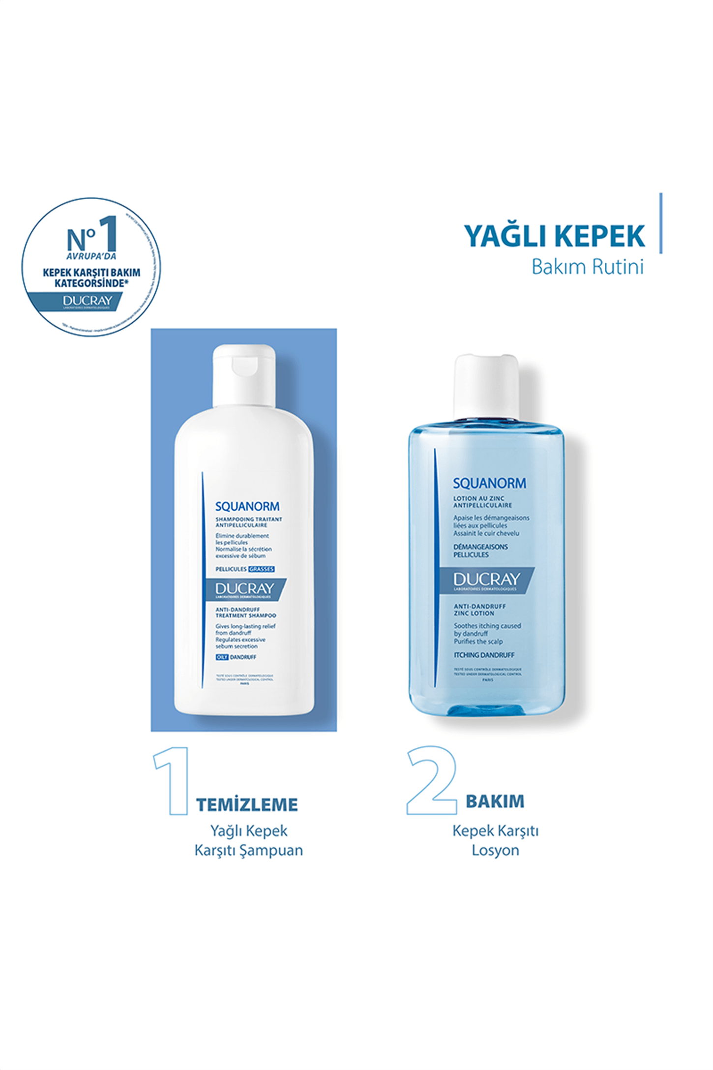 Ducray SQUANORM Yağlı Kepek Şamp. 200 ml