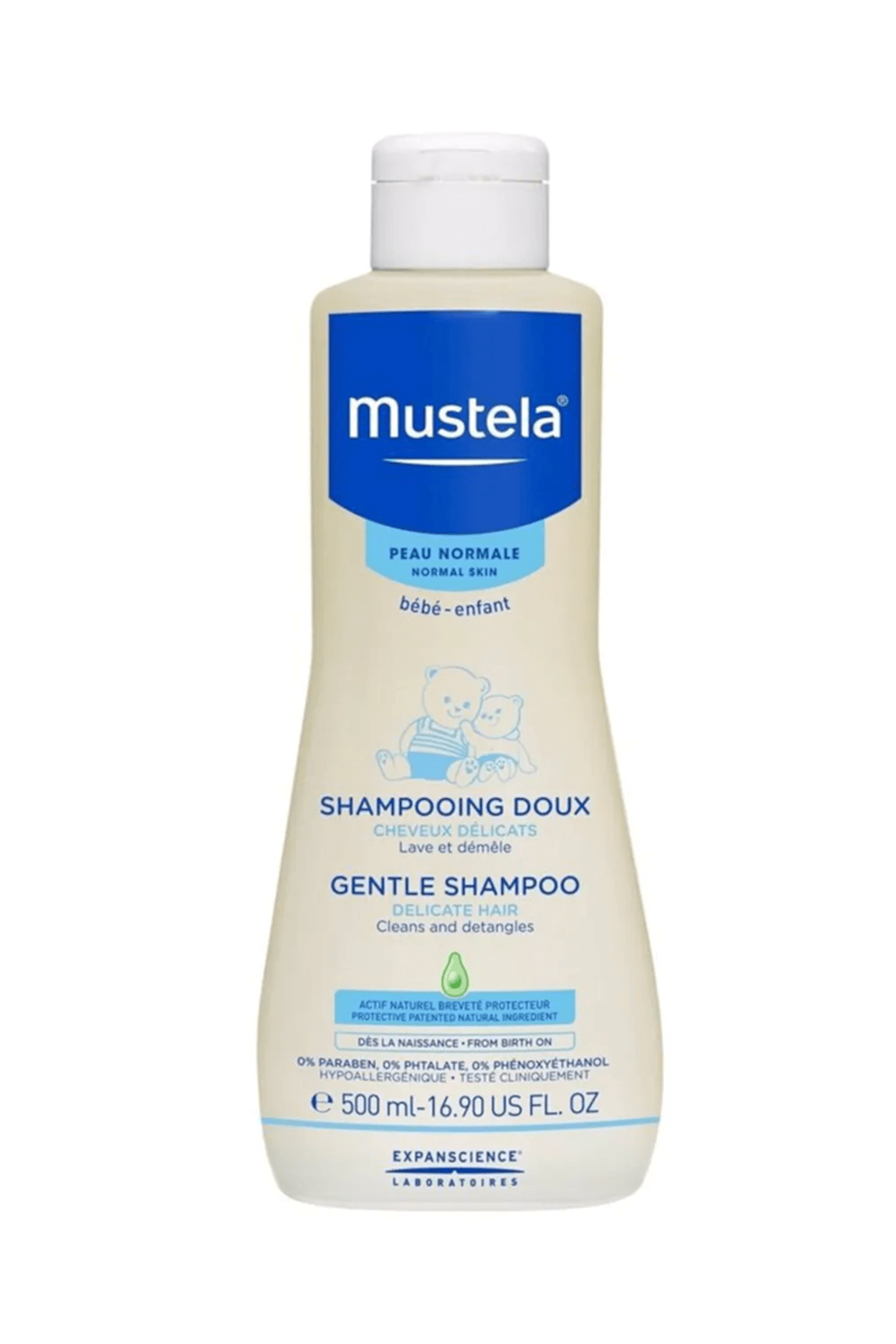 Mustela Gentle Shampoo Bebek ve Çocuklar İçin Saç Şampuanı 500ml