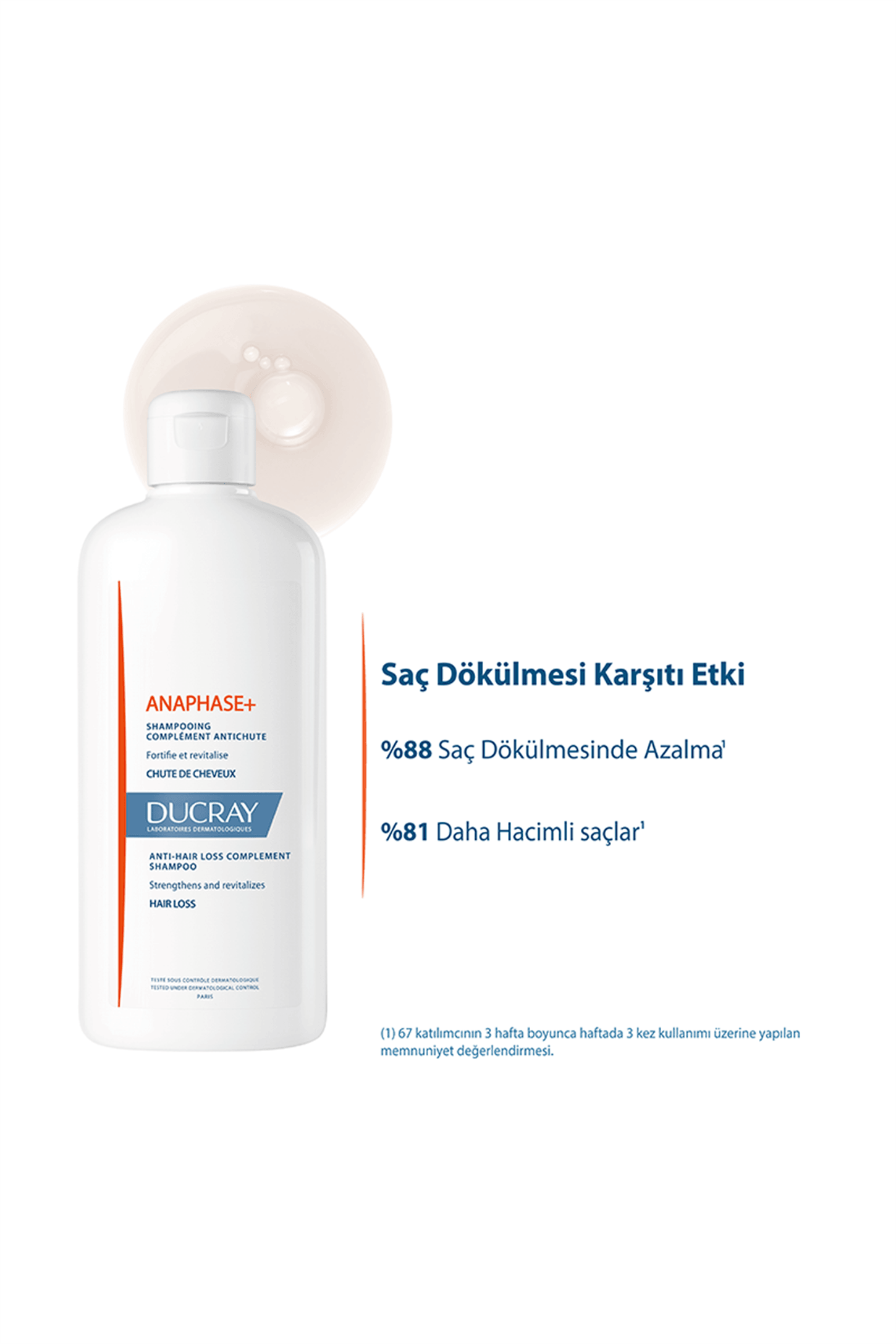 Ducray Anaphase + Dökülme Karşıtı Şampuan 400 ml