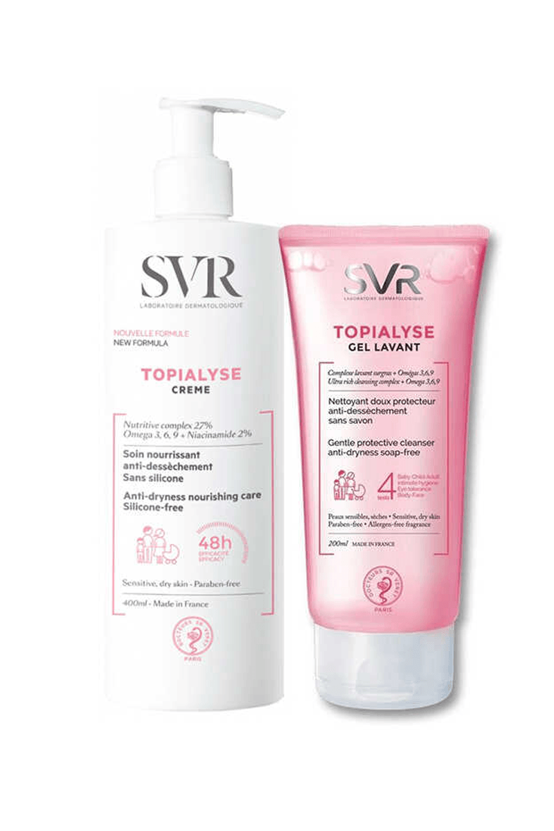 SVR Topialyse Creme 400 ml + Gel Lavant 200 ml