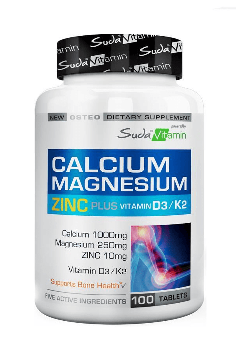 BigJoy Vitamins Calcium Magnesium Zinc Plus 100 Tablets