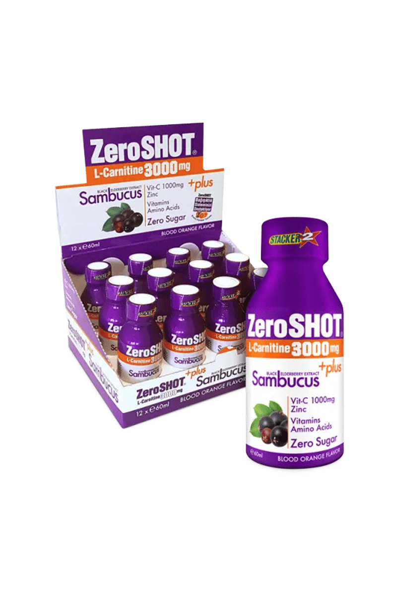 Zeroshot Orange 3000mg + Plus Sambucus 60ml x 12 Adet