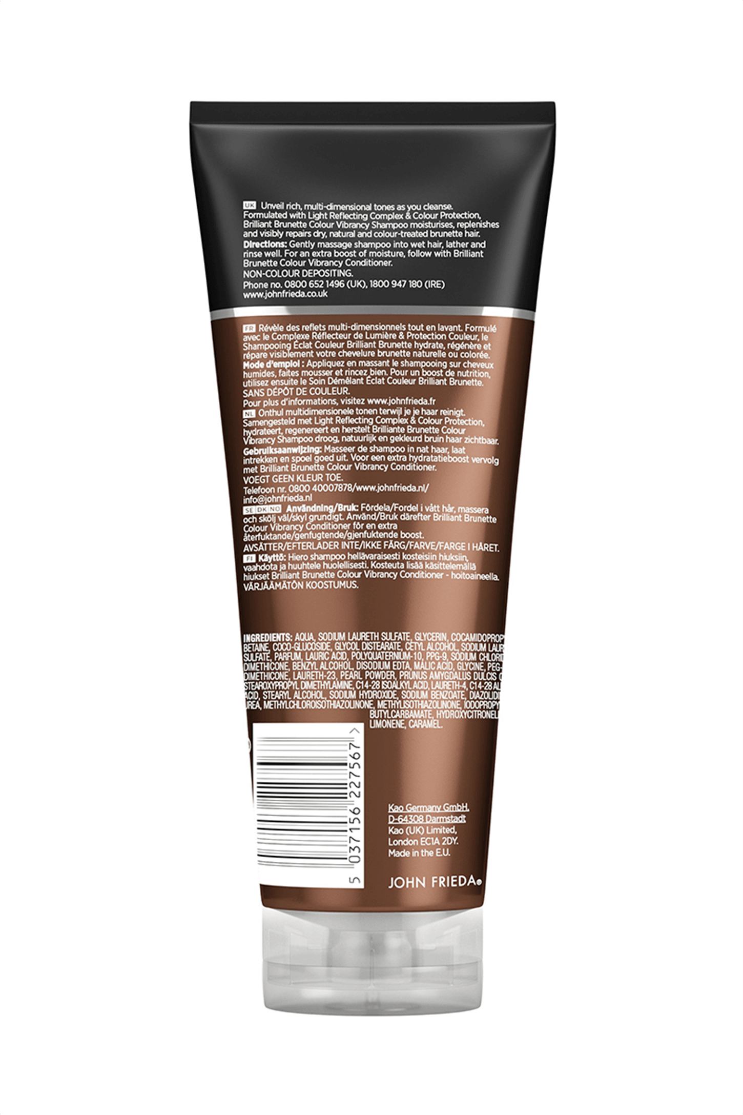 John Frieda Brilliant Brunette Renk Canlandırıcı Şampuan 250 ml