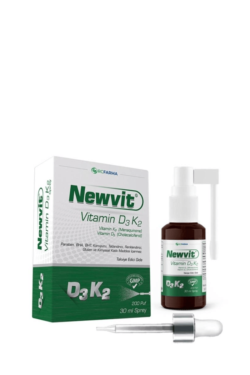 Newvit Vitamin D3 K2 Sprey / Damla