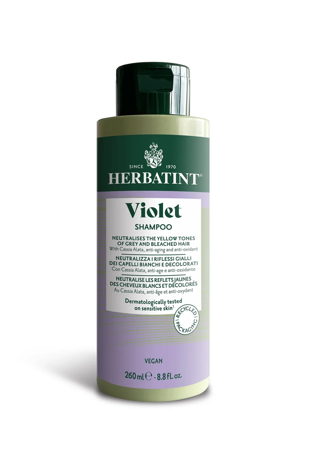 Herbatint Bitkisel Özlü Turunculaşma Karşıtı Violet (Mor) Şampuan 260 ml