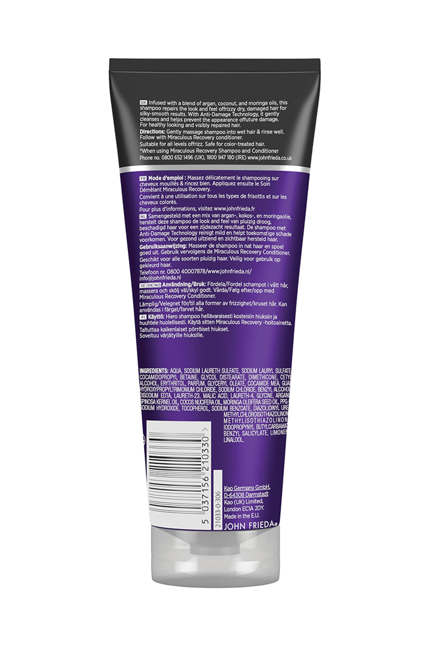 John Frieda Frizz Ease Miraculous Recovery Shampoo 250 ml